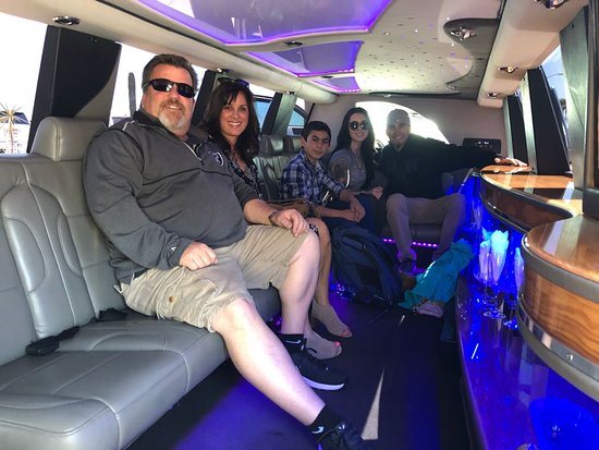 limousine Interior of a limousine during Corona pandemic.